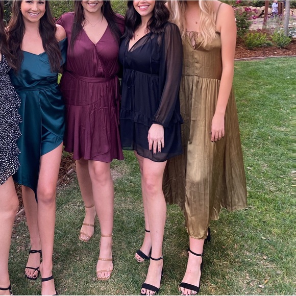 Zara Satin Effect Dress - Picture 4 of 4